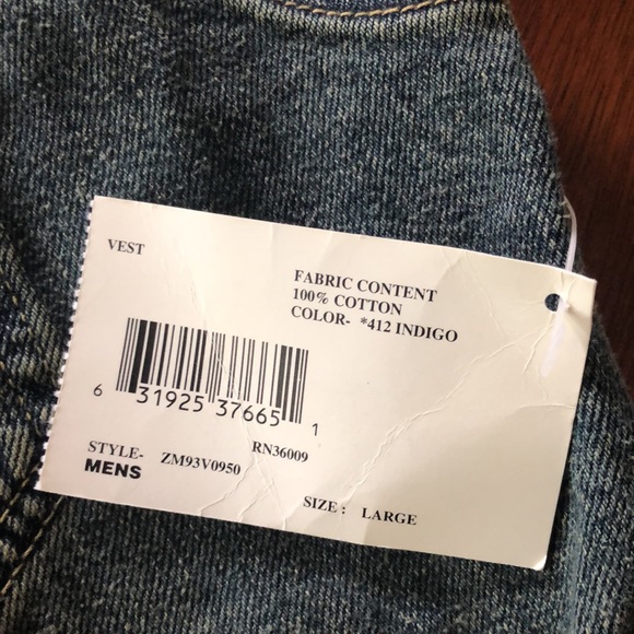 Vintage Denim Vest - Picture 5 of 10